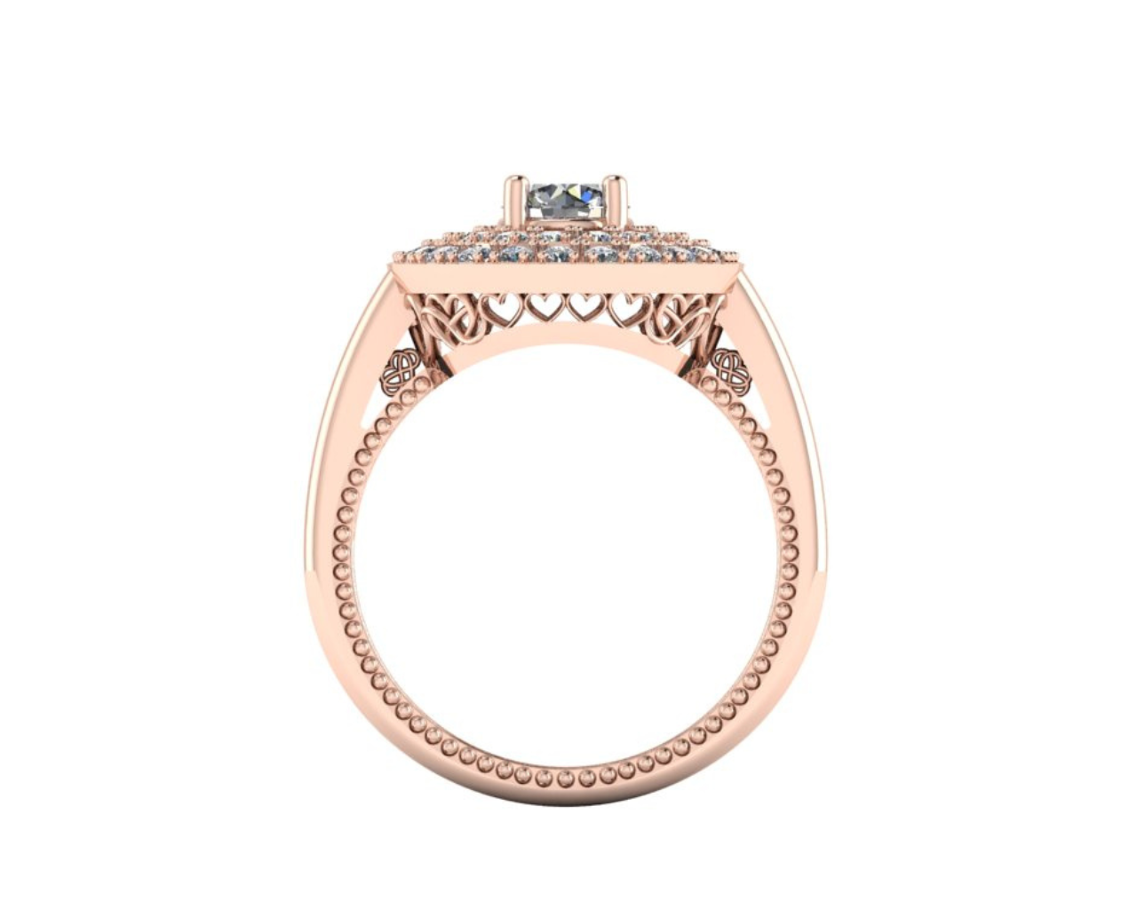 TWIN HALO ELAGANCE DIAMOND RING